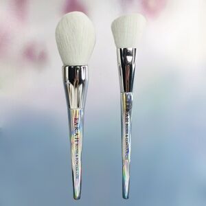 FARAH Essential Duo Luxury Holo Brush Set: Full Size Powder & Blush Brushes BNIP